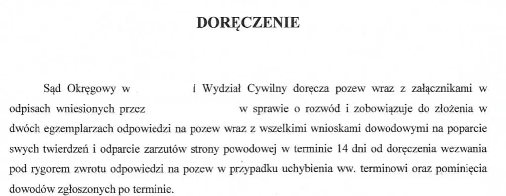 Czy odpowiedź na pozew doręcza się bezpośrednio pełnomocnikowi?