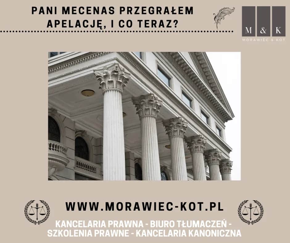 Co robić po przegranej apelacji cywilnej? Sprawdź swoje opcje