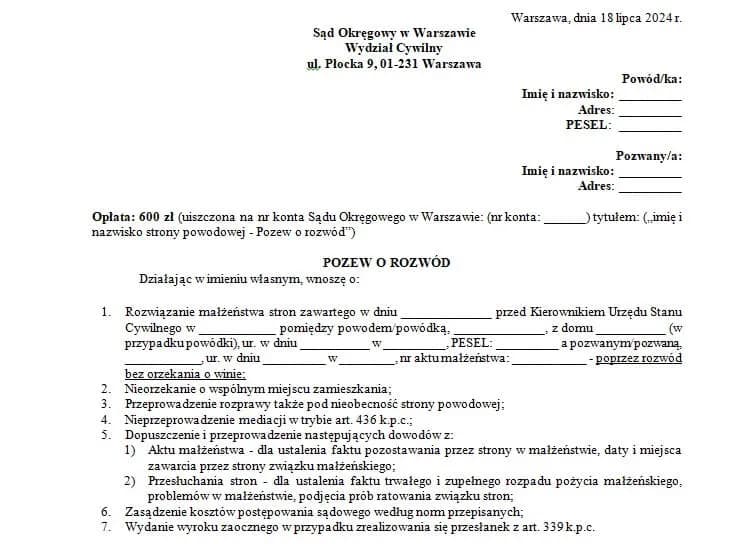 Jak złożyć pozew rozwodowy i uniknąć najczęstszych błędów?
